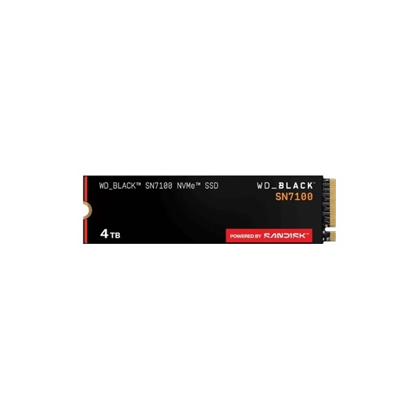 Wd black sn7100 ssd 4tb pcie gen4x4 7250mb-s